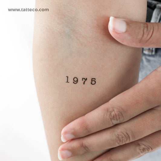 Tatuaje temporal de 1975 - Juego de 3