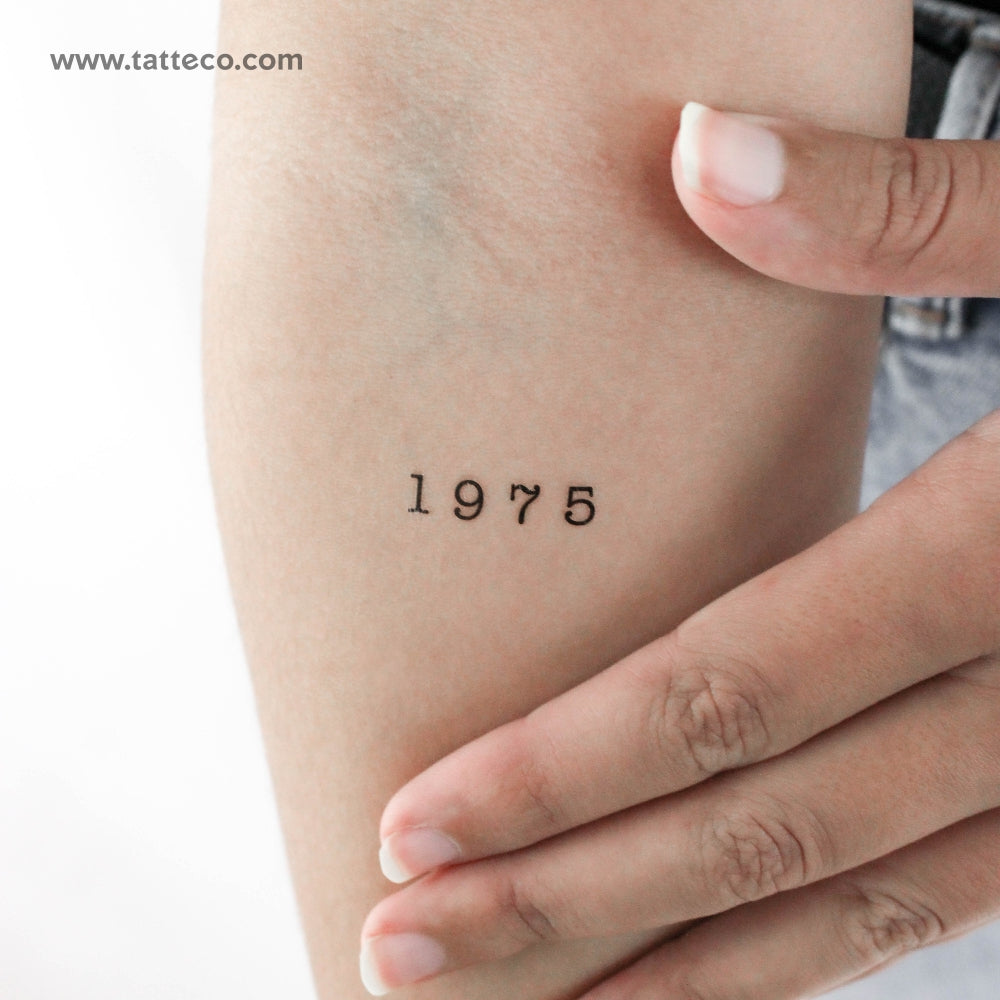 1975 Temporary Tattoo - Set of 3