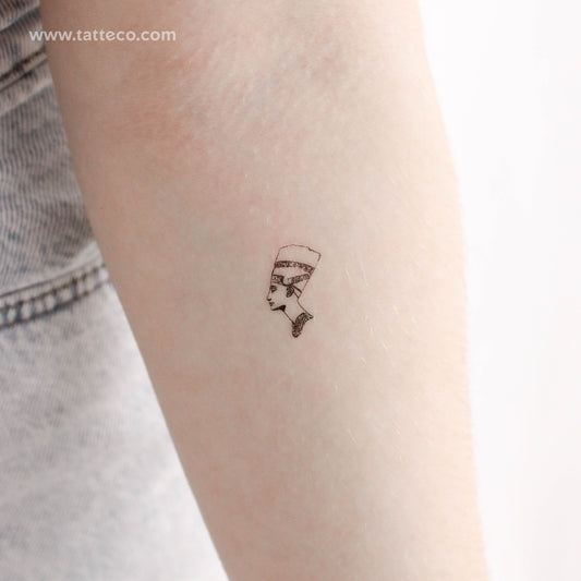 Tatuaje temporal pequeño de Nefertiti (juego de 3)
