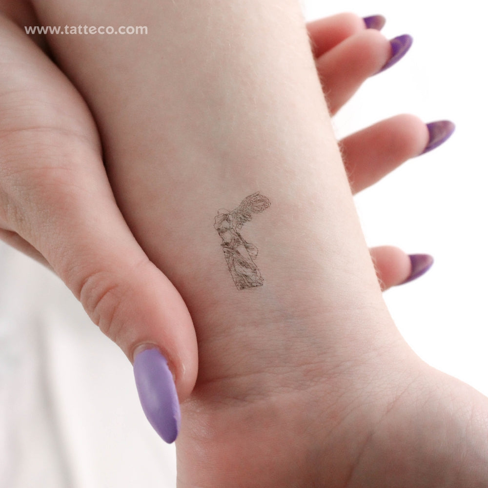 Nike of Samothrace Temporary Tattoo - Set of 3