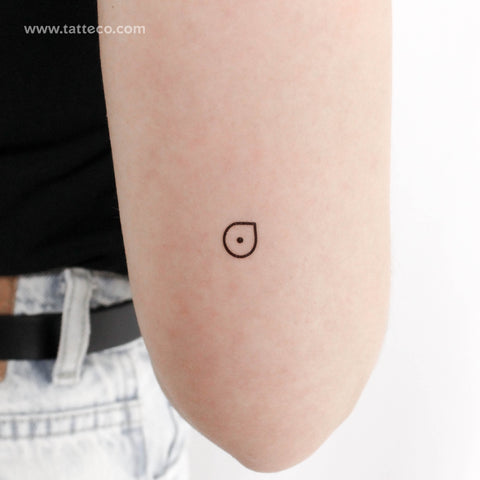 Empathy Symbol Temporary Tattoo - Set of 3