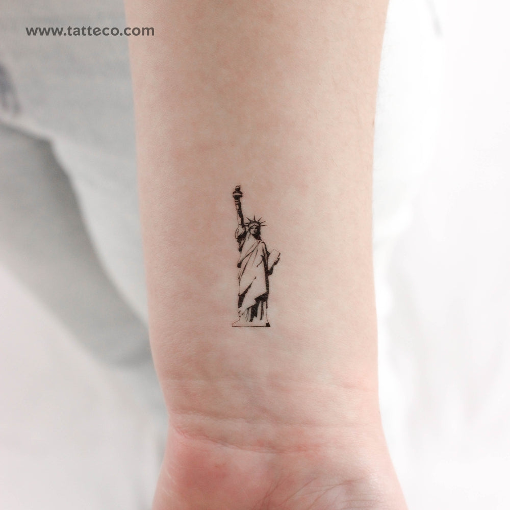 Statue of Liberty Temporary Tattoo - Set of 3