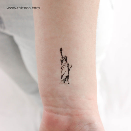 Statue of Liberty Temporary Tattoo - Set of 3