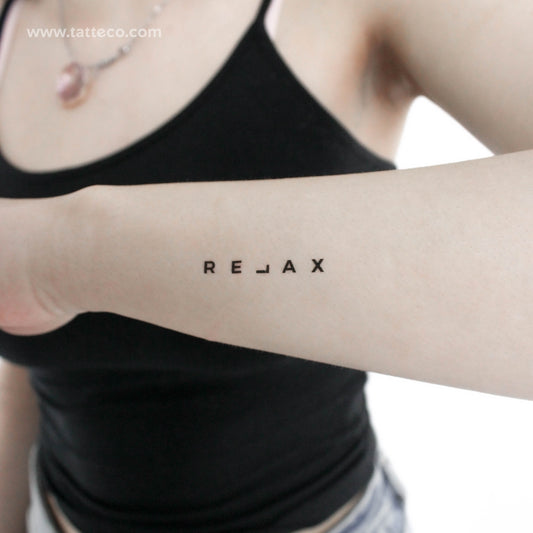 Tatuaje temporal Relax - Set de 3