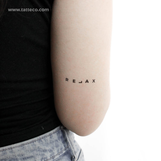 Tatuaje temporal Relax - Set de 3
