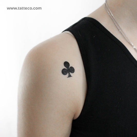 Tatuaje temporal de traje de club - Juego de 3