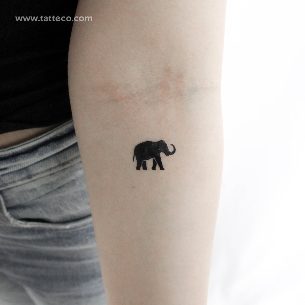 Lucky Elephant Temporary Tattoo - Set of 3