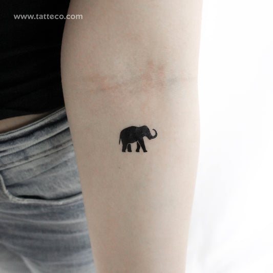 Tatuaje temporal de elefante de la suerte (juego de 3)