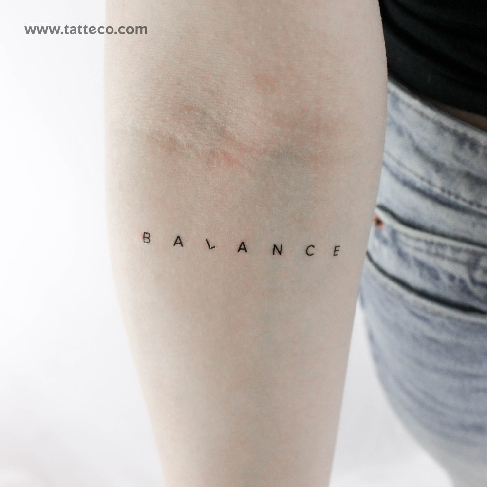 Balance Temporary Tattoo - Set of 3