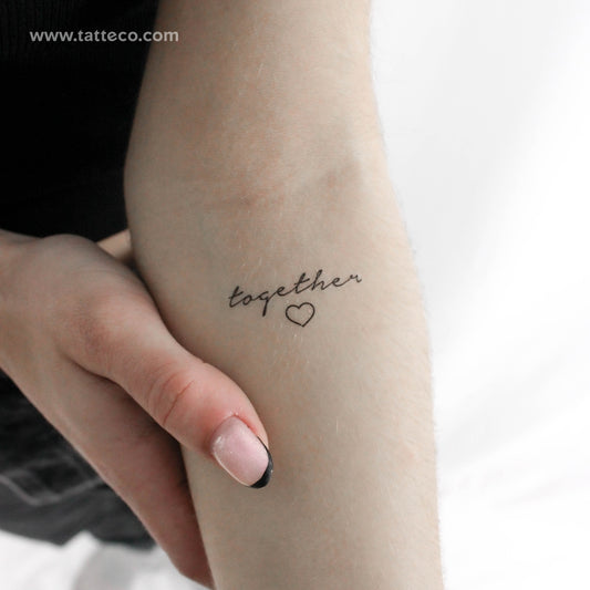 Together Temporary Tattoo - Set of 3