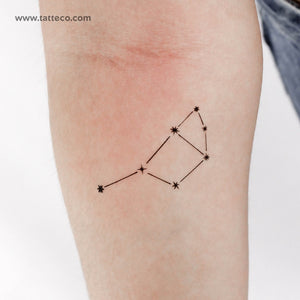 Pleiades Asterism Temporary Tattoo - Set of 3