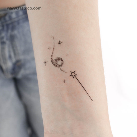 Magic Wand Temporary Tattoo by Cagri Durmaz - Set of 3