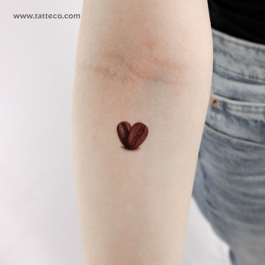 Tatuaje temporal de granos de café - Juego de 3