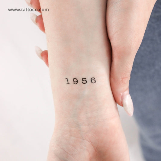 1956 Temporary Tattoo - Set of 3