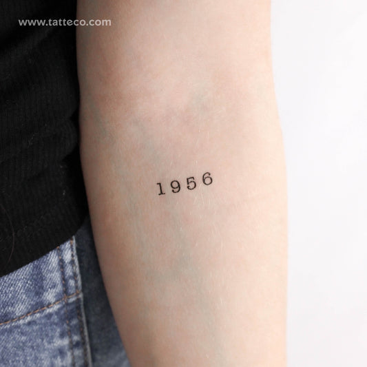 1956 Temporary Tattoo - Set of 3