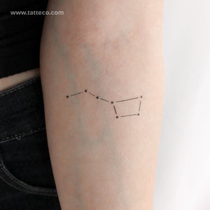 Big Dipper Constellation Temporary Tattoo - Set of 3