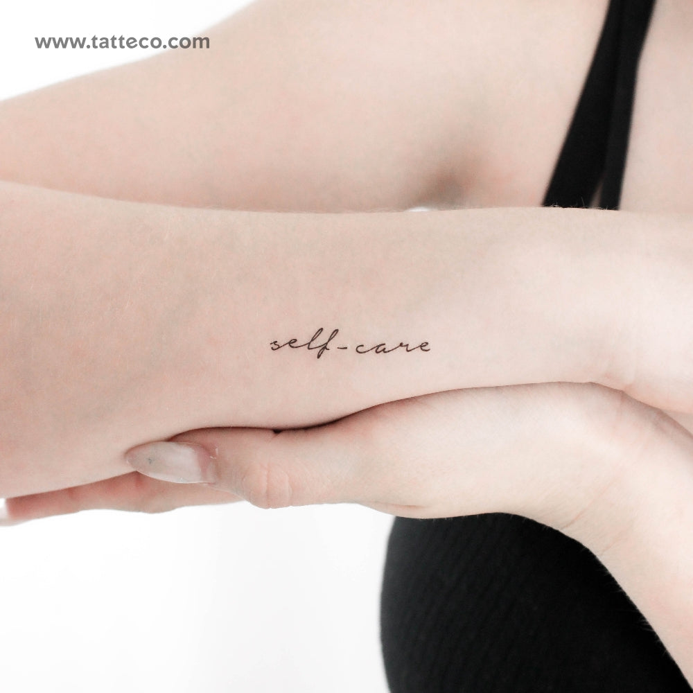 Tatuaje temporal de autocuidado - Juego de 3
