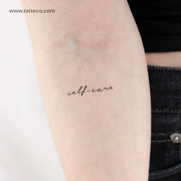 Self-care Temporary Tattoo - Set of 3