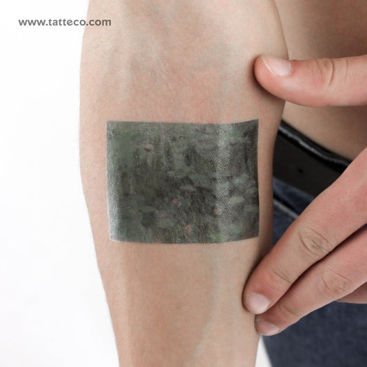 Monet's Water Lilies Temporary Tattoo - Set of 3