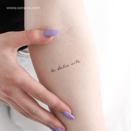 La Dolce Vita Temporary Tattoo - Set of 3