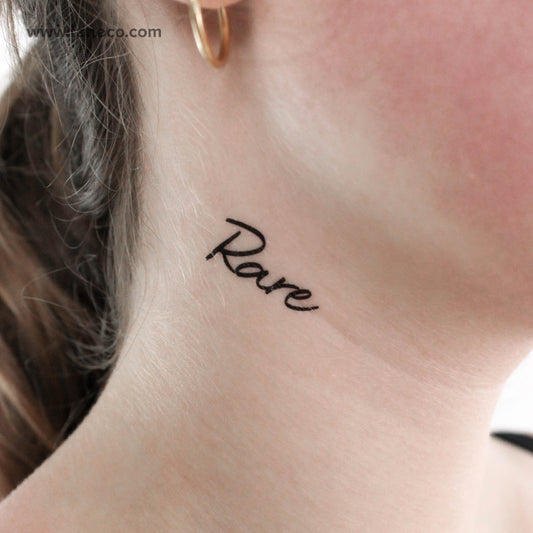 Rare Temporary Tattoo - Set of 3