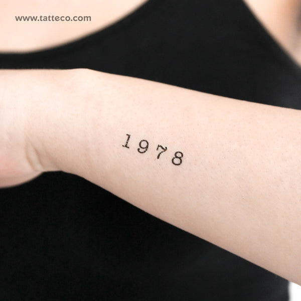 1978 Temporary Tattoo - Set of 3