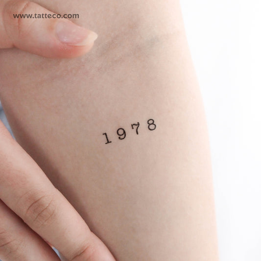 1978 Temporary Tattoo - Set of 3