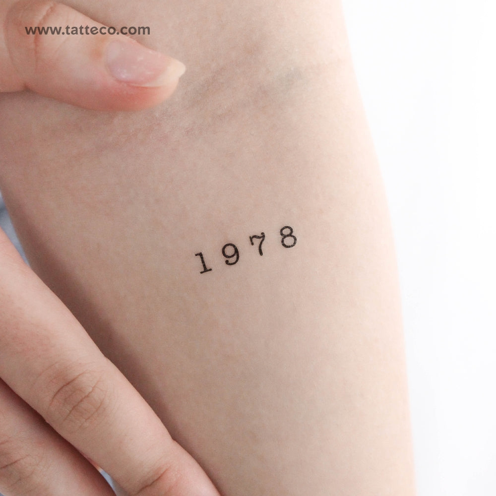 1978 Temporary Tattoo - Set of 3
