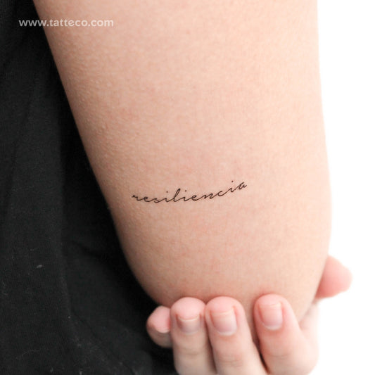 Tatuaje temporal Resiliencia - Juego de 3