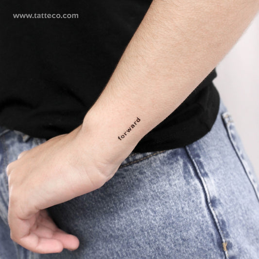 Tatuaje temporal "Adelante" - Juego de 3
