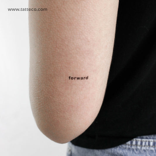 Tatuaje temporal "Adelante" - Juego de 3