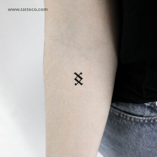 Ingwaz Temporary Tattoo - Set of 3