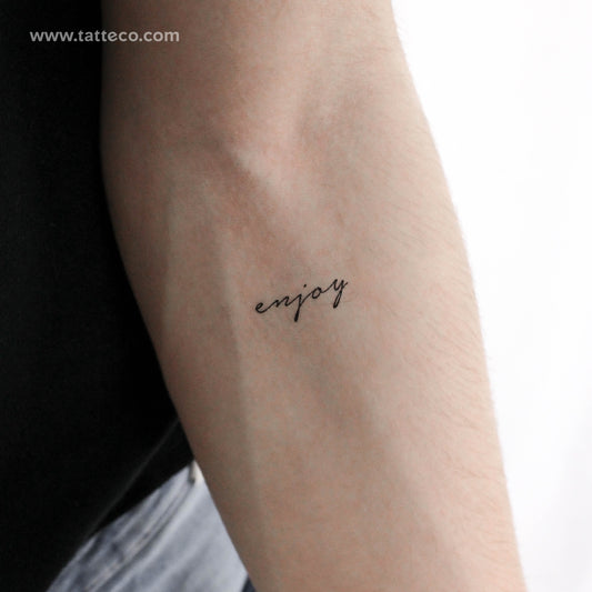 Tatuaje temporal Enjoy - Juego de 3