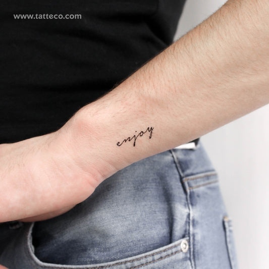 Tatuaje temporal Enjoy - Juego de 3