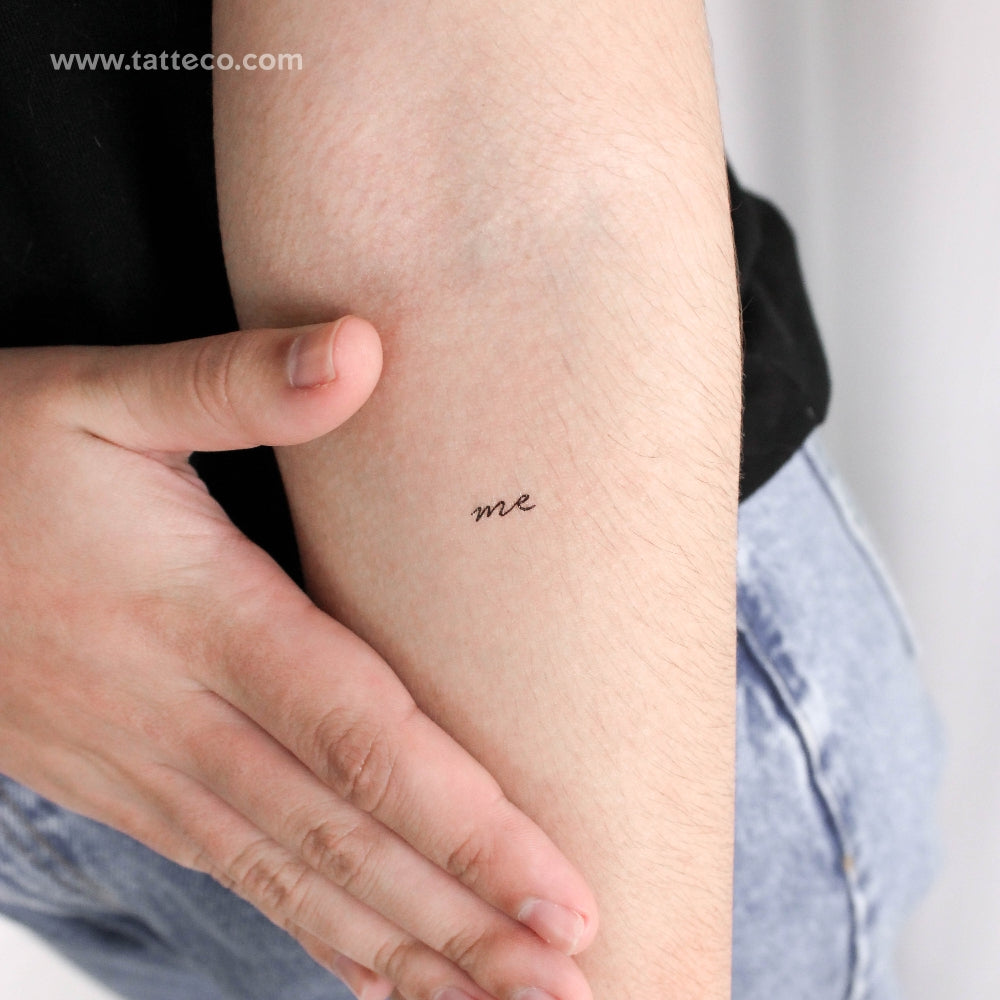 Me Temporary Tattoo - Set of 3