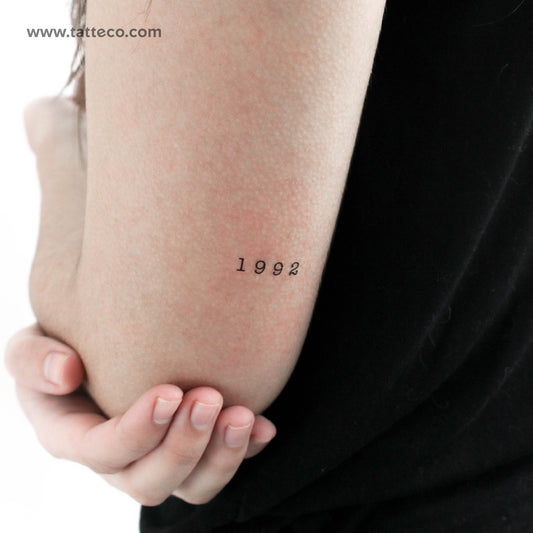 Tatuaje temporal de 1992 - Juego de 3