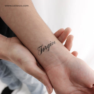 Forgive Temporary Tattoo - Set of 3