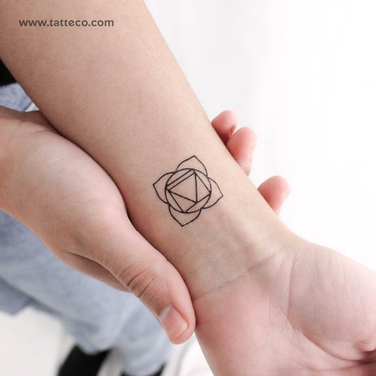 Tatuaje temporal del chakra Muladhara - Juego de 3