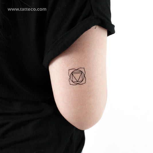 Tatuaje temporal del chakra Muladhara - Juego de 3