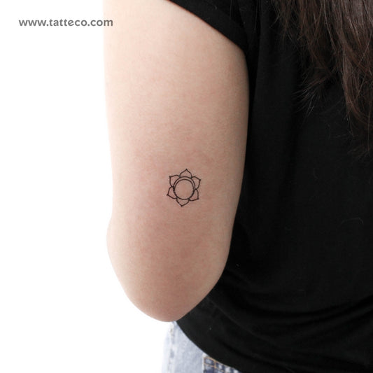 Tatuaje temporal Svadhishthana Chakra - Conjunto de 3