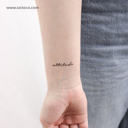 Tatuaje temporal de actitud - Juego de 3