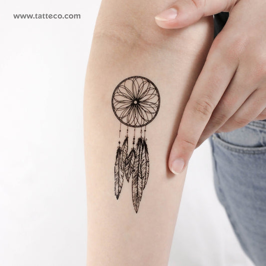 Tatuaje temporal de atrapasueños - Juego de 3