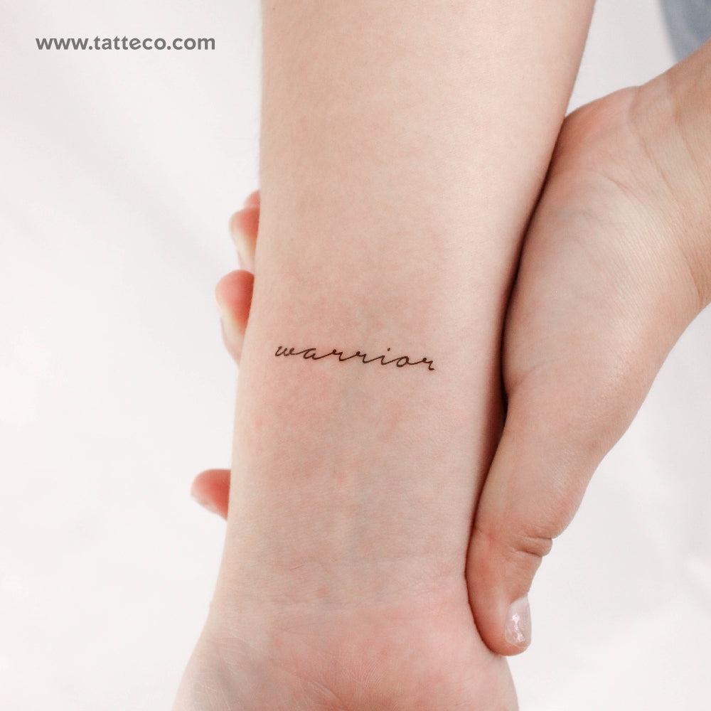 Warrior Temporary Tattoo - Set of 3