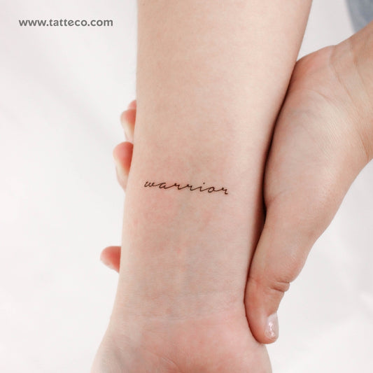 Tatuaje temporal de guerrero - Juego de 3