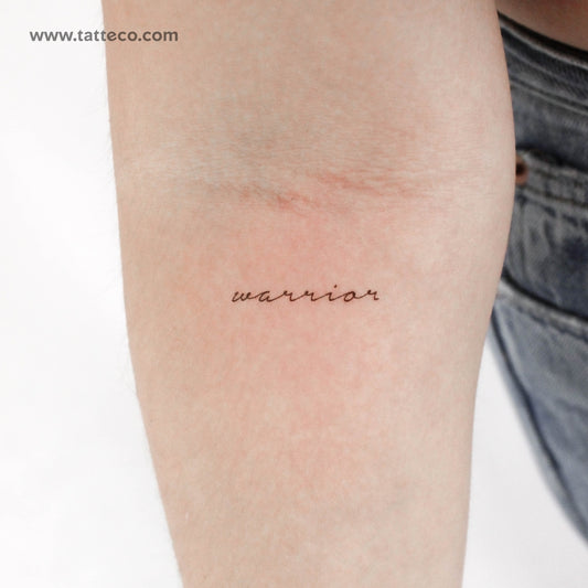 Tatuaje temporal de guerrero - Juego de 3