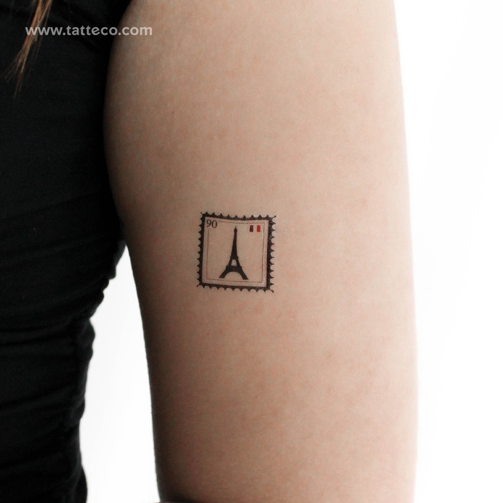 Tatuaje temporal de sello de Francia - Juego de 3