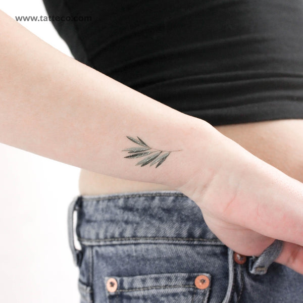 Willow Leaf By Ann Lilya Temporary Tattoo - Set of 3
