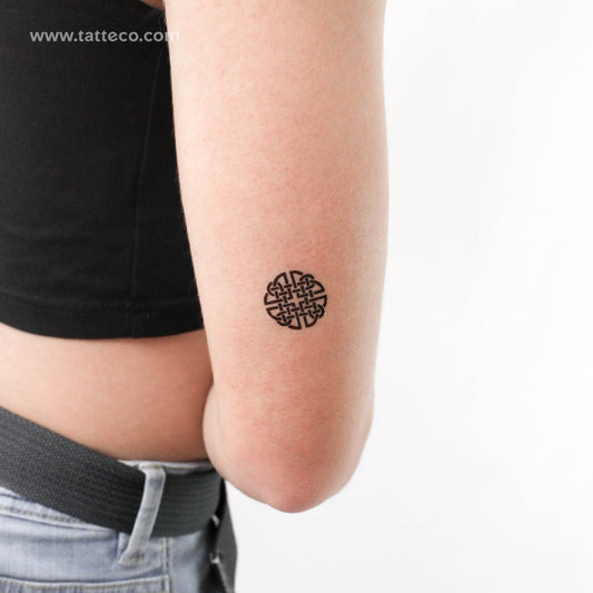 Small Dara Knot Temporary Tattoo - Set of 3