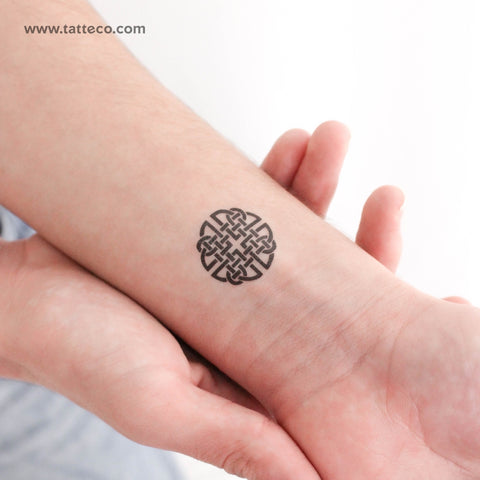 Small Dara Knot Temporary Tattoo - Set of 3