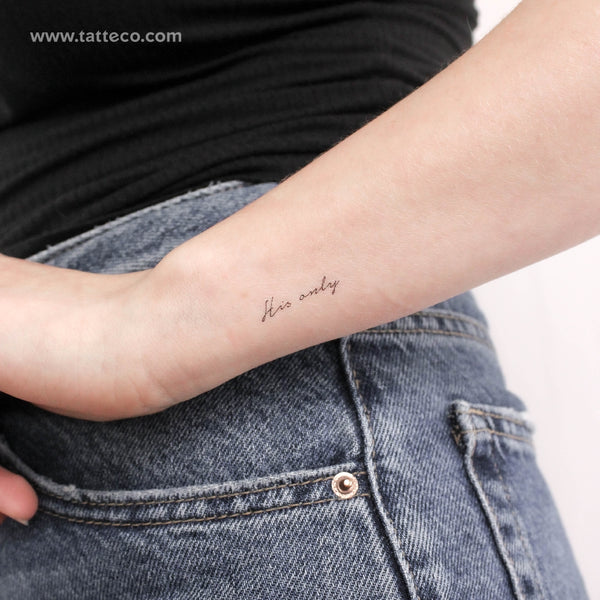 His Only Temporary Tattoo - Set of 3